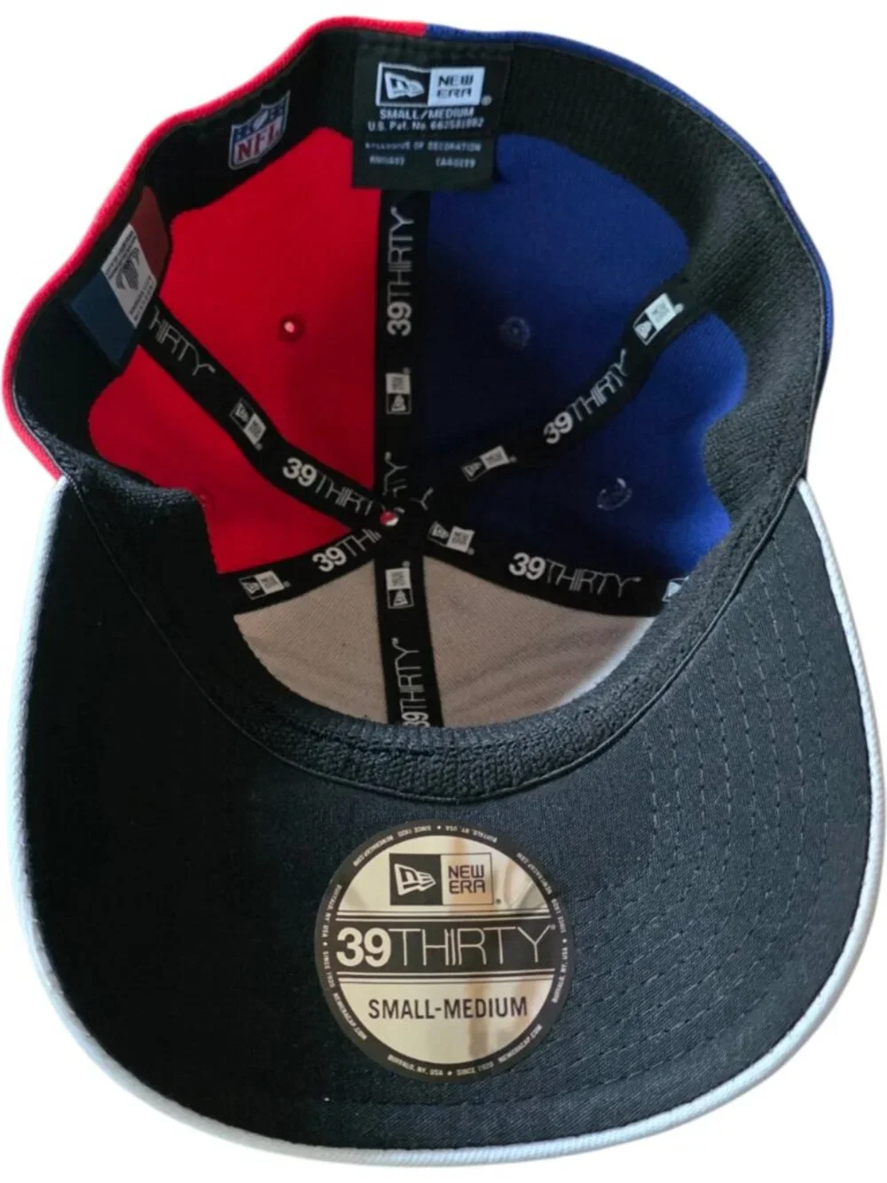 NWOT NEW ERA NFL (S/M)  Kansas City Red White and Blue Fitted Hat